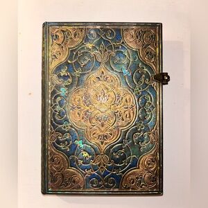 Paperblanks Turquoise Chronicles Hard Back Lined Journal